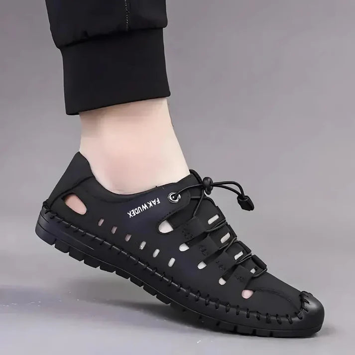 18894 Black Casual Sandals For Men - Stylish Comfort