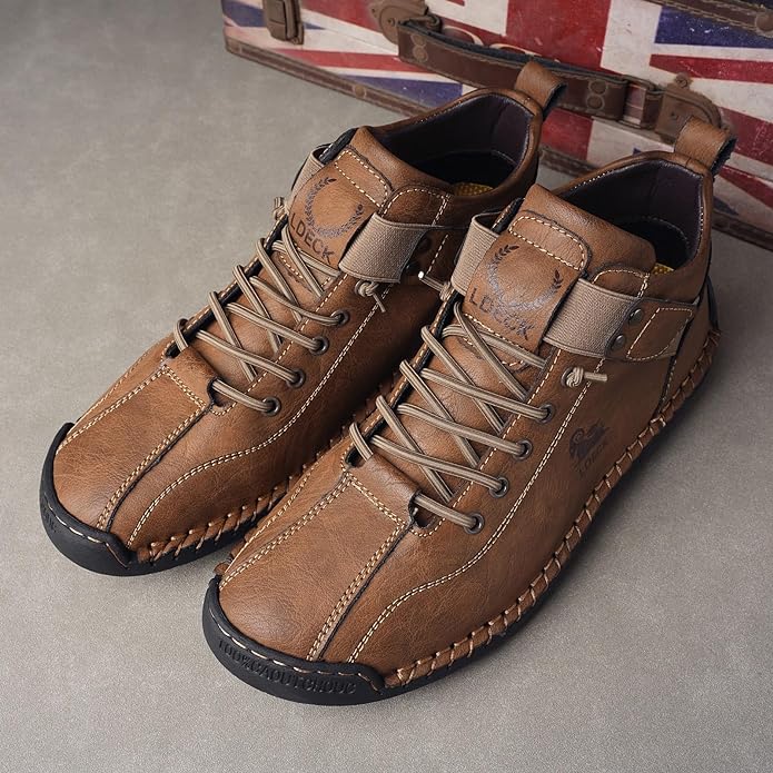 18894 Men's Casual Brown Ankle Boots Durable Comfort
