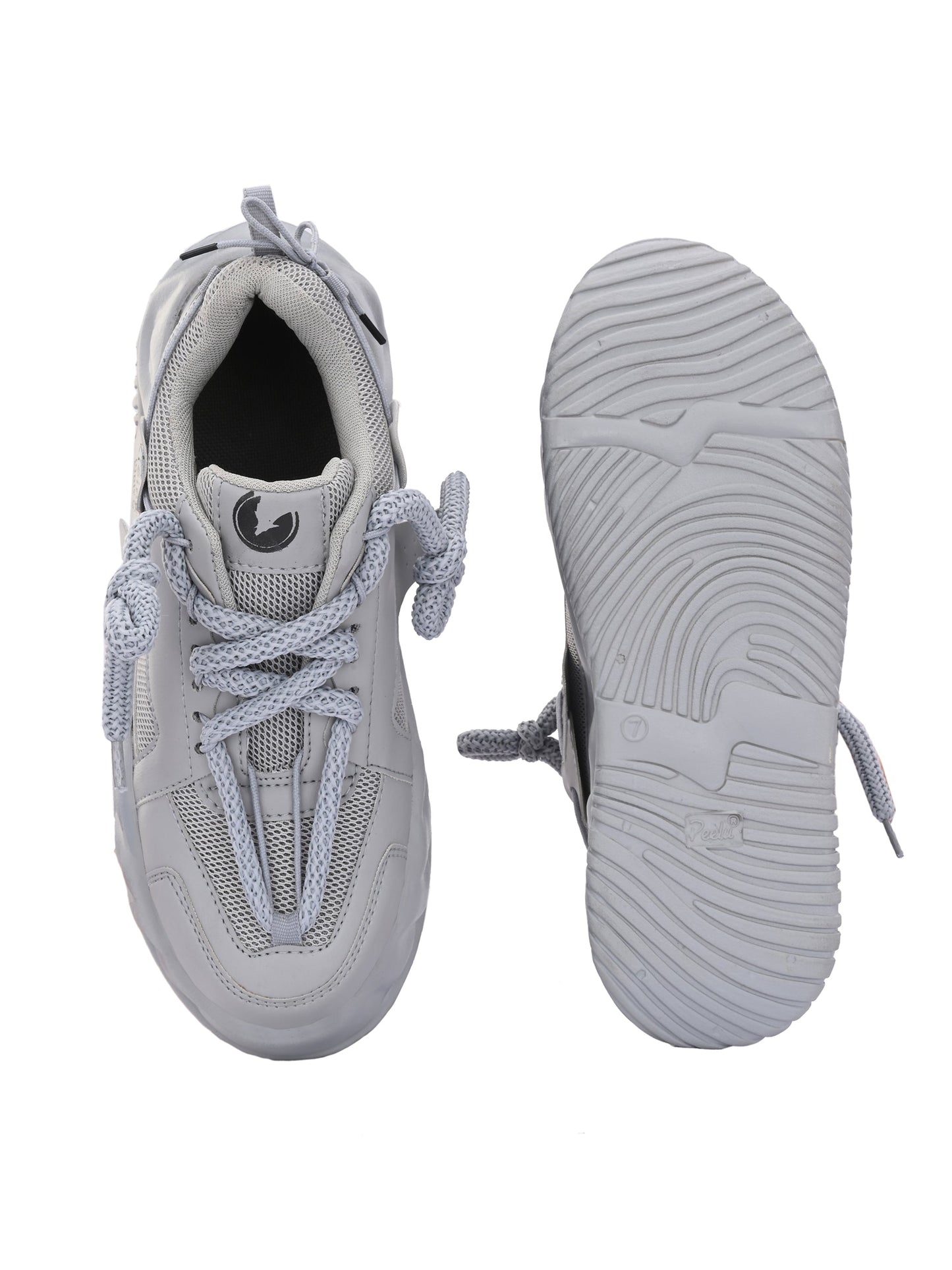 18894 Mens Grey Sport Shoes Lightweight Comfort