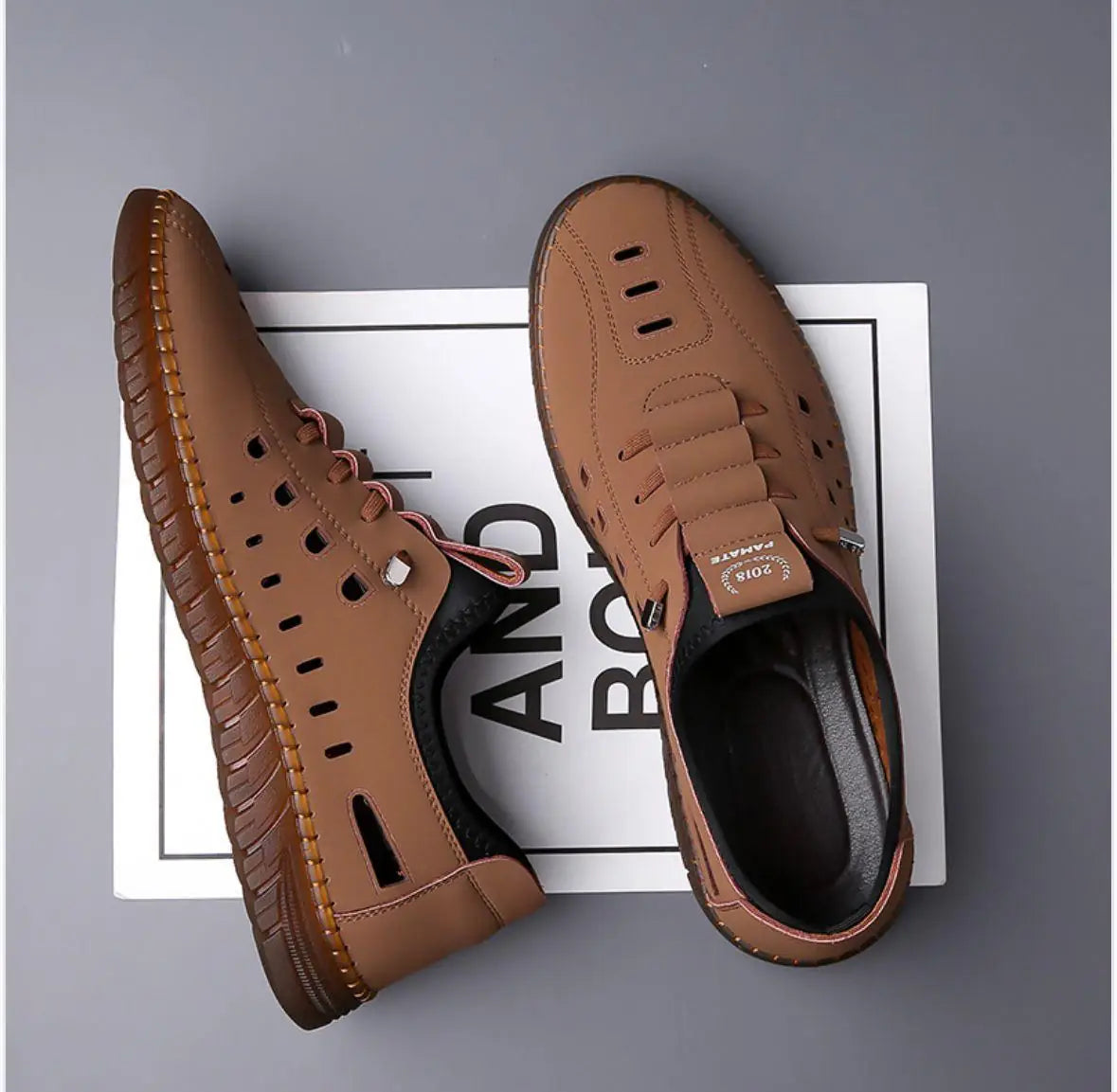 18644 Tan Stylish Casual Shoes for Men - Comfortable Fit