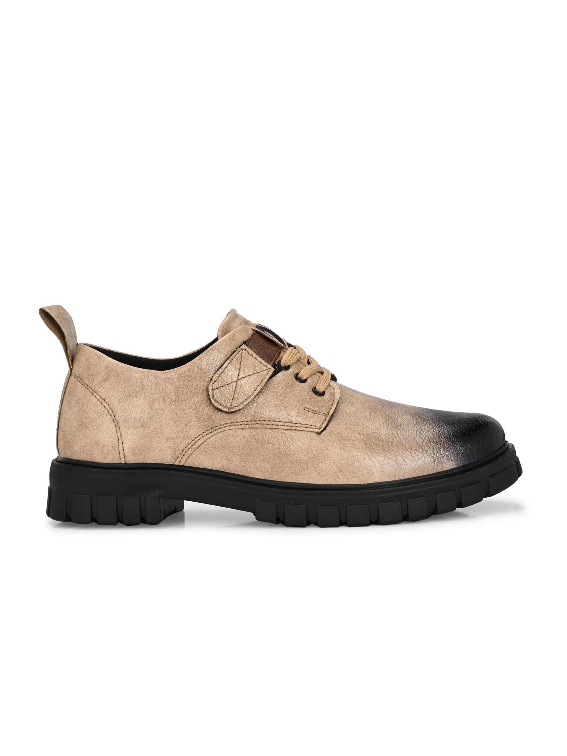 18894 Beige Casual Shoes for Men with Durable Soles