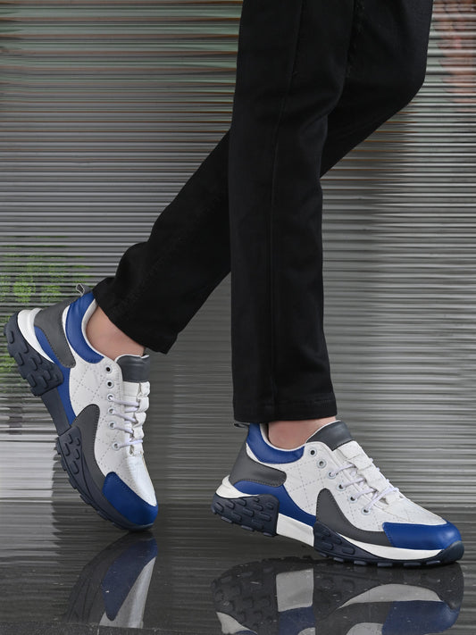 18894 Mens Casual White Sneakers for Men Stylish Comfort