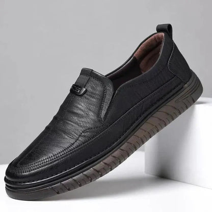 18894 Men's Leather Shoes for Office Wear - Formal Slip-On
