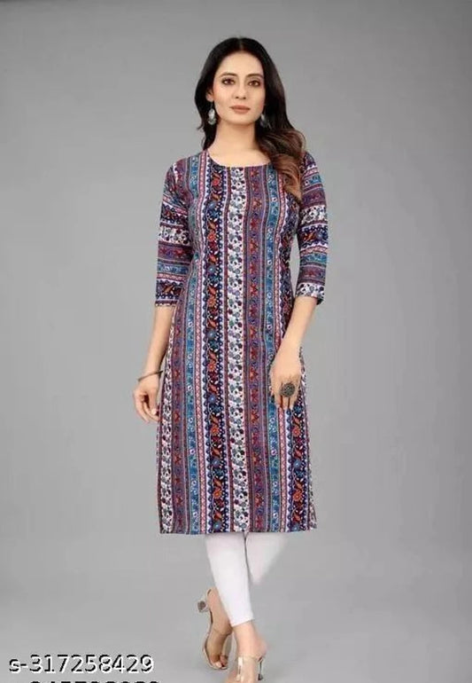 1457 Printed Kurti Online India for Women Stylish Wear