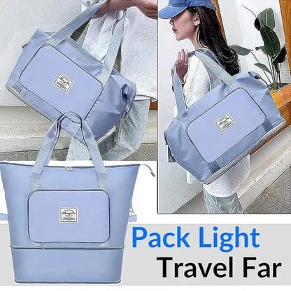 4485 Expandable Travel Bag for Women - Foldable Crossbody Tote