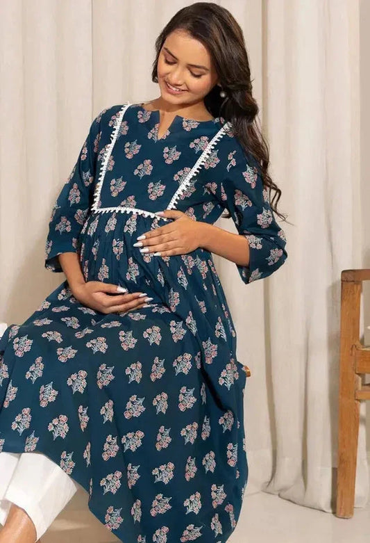 Maternity Kurtas for Women Stylish Floral Kurti