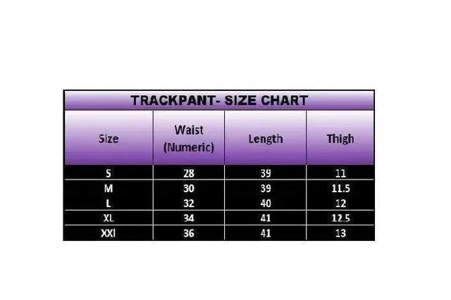 Size chart for men casual cargo shorts showing waist, length, and thigh measurements