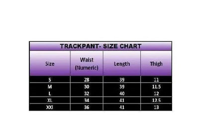Size chart for men casual cargo shorts showing waist, length, and thigh measurements