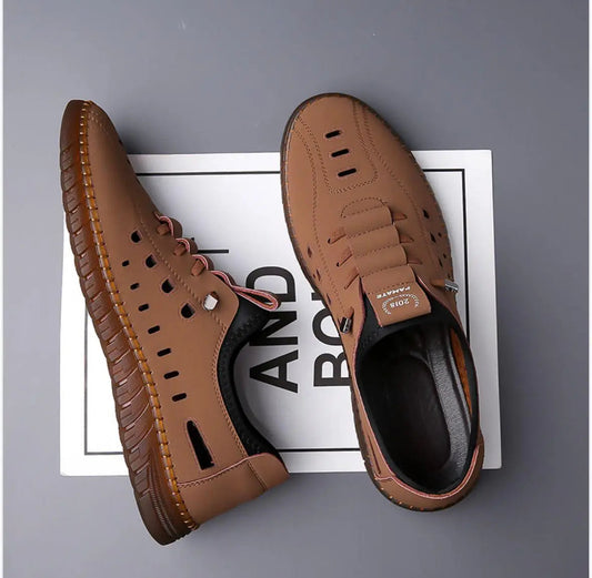 18644 Tan Stylish Casual Shoes for Men - Comfortable Fit